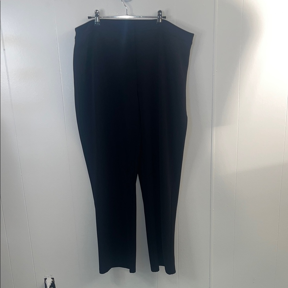 Chico's Classic Black Straight Leg Pants